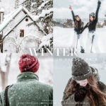 Gói preset thiết kế đặc biệt cho những bức ảnh Mùa đông và Giáng sinh – Winter Lightroom Presets, Christmas Presets, Winter Snow Presets, Festive Holiday Presets (xmp/acr, dng)