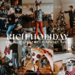 Christmas Presets — Rich Holiday Preset, Rich Color Tones, Warm Cozy Christmas Aesthetic Presets (xmp/acr, lr,dng) R18C27