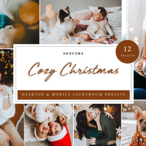 12 x Lightroom Presets, Cozy Christmas Presets, Interior Presets (xmp/acr, dng, lr) X18Z10