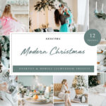 12 x Modern Christmas Presets, Interior Presets, Cold Presets (xmp/acr, dng, lr) C18Z12