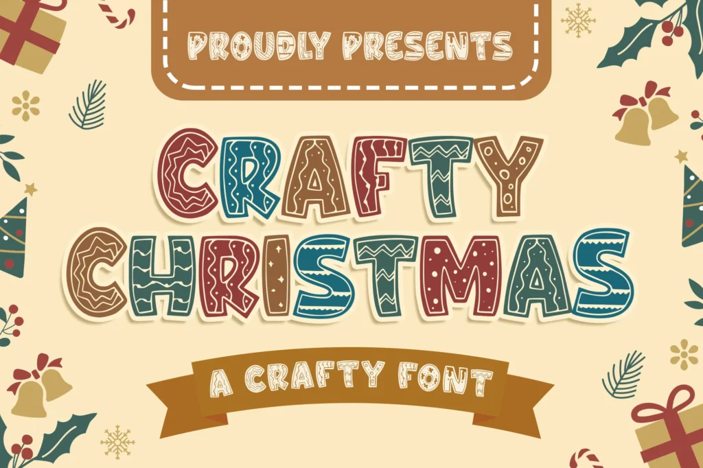 nencyha.com crafty christmas a playful font 0