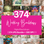 Wedding Digital Backdrop Bundle – Gói phông nền kỹ thuật số cho đám cưới B34V10