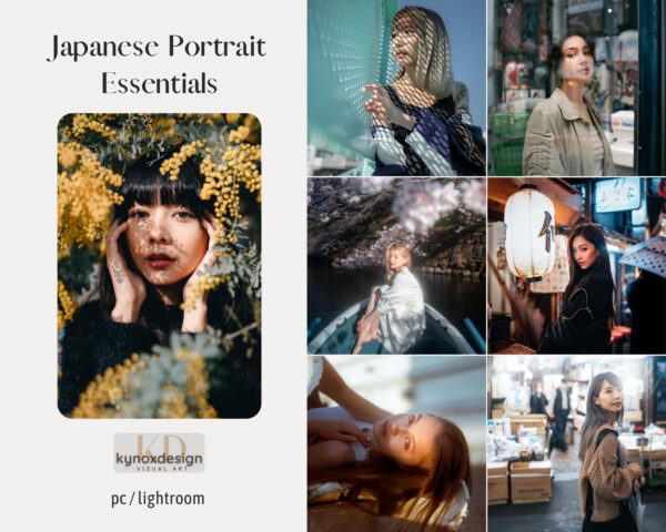 8 Japanese Portrait Presets – Portrait Essentials Preset Pack II – Gói Preset 08 Tone Màu Nhật Bản Dành Cho Ảnh Chân Dung (lr) B30V51