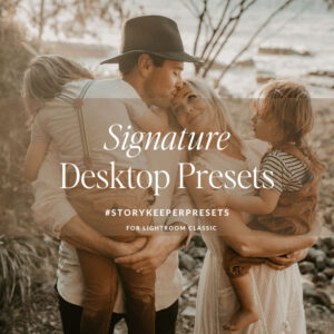 Story Keeper - Signature Desktop Presets – Gói Preset Màu Kem Âm Áp Tự Nhiên và Cảm Giác Hoài Cổ (xmp/acr) S34G12