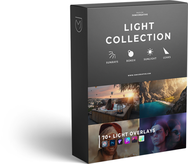 Visuals of Julius - Light Overlays Collection – 70 hiệu ứng cho phép bạn thêm hiệu ứng Bokeh - Sunlight - tia nắng mặt trời và rò rỉ ánh sáng chỉ trong vài giây B31C25