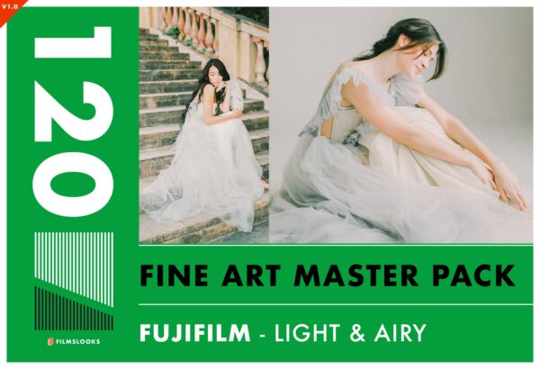 FILMSLOOKS- Fujifilm Master Pack – Bộ preset được cải tiến mang lại kết quả tốt nhất cho việc chỉnh sửa Light & Airy cho Nhiếp ảnh cưới (xmp/acr) V39H26