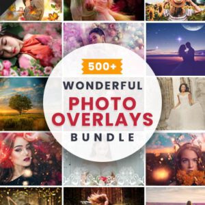 PhotoWhoa - 500 Wonderful Photo Overlays Bundle – Gói lớp phủ giải phóng sức mạnh của Photoshop (png) L44P52