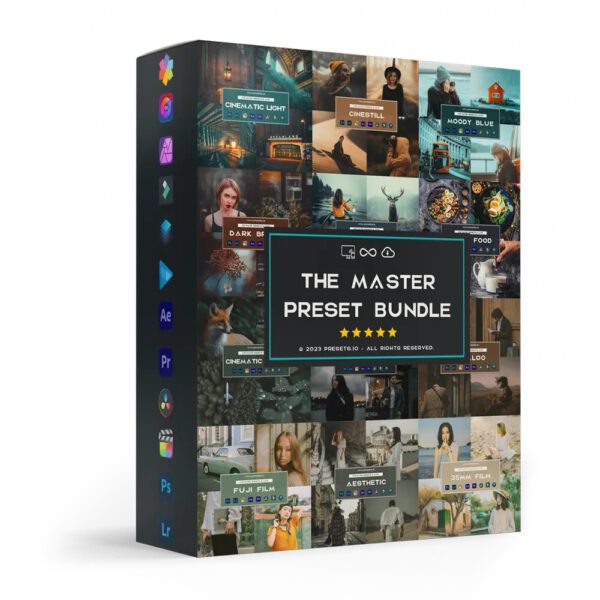 The Master Preset Bundle – Gói 721+ Preset và LUTs Của Preset.io (cube, xmp/acr, dng) L44P10