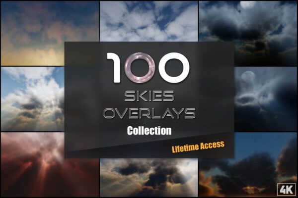 Eldamar Studio - 100 Skies Overlays Pack – Bộ sưu tập 100 lớp phủ bầu trời (png) T62D15