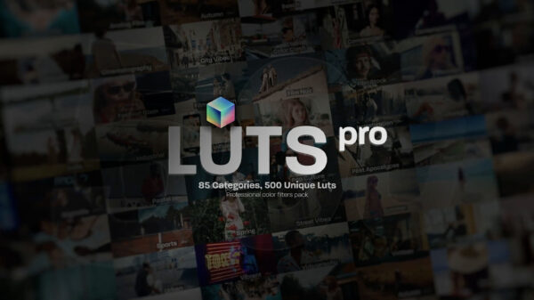 LUTs Pro: Professional Color Grading Pack with 500 LUTs – Gói 500 LUTs Chuyên Nghiệp Dành Cho Final Cut Pro (cube) L60P63