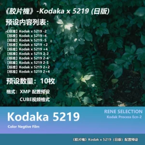 bo preset va luts kodak 5219 phong cach phim dien anh nhat ban 2025 0