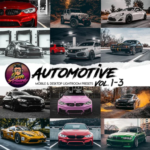 Automotive Vol. 1-3 Premium Lightroom Presets – Bộ sưu tập Preset dành cho Nhiếp ảnh ô tô (xmp/acr, dng) P84B41