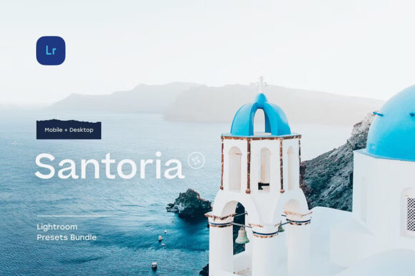 Creative Market – 5 Santorini Lightroom Presets (Desktop & Mobile) – Gói Preset Màu Sắc Nhẹ Nhàng Và Sạch Sẽ (lr, xmp/acr, dng) L84Q06