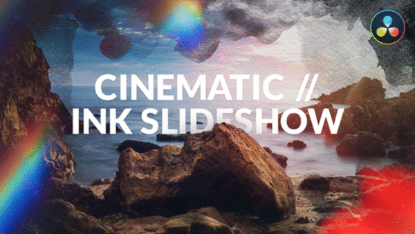 Cinematic Ink Slideshow for Davinci – Gói kịch Slideshow tính và sáng tạo dành cho Davinci L91T00