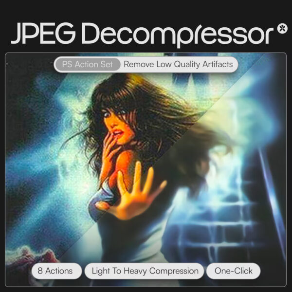 DoronSupply / Doron Studio - JPEG Decompressor – Gói Photoshop Actions Làm Nét Hình Ảnh (atn) N89A35