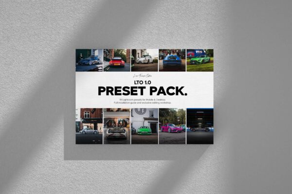 LTO 1.0 Preset Pack – Bộ sưu tập 19 Preset dành cho nhiếp ảnh xe hơi - "dân" ghiền xe (xmp/acr) X86H75