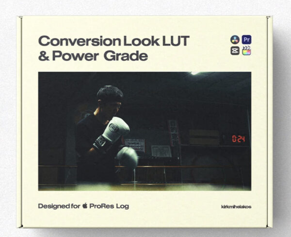 Kirk Mihelakos - Apple iPhone ProRes Log - Conversion LUT & PowerGrade – Gói LUTs và PowerGrade Dành Cho Apple ProRes Log (cube, drx) A87X48