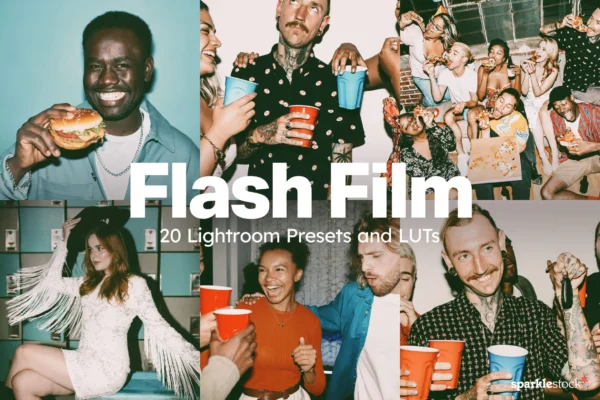 20 Flash Film Lightroom Presets and LUTs – Bộ sưu tập này Preset & LUTs khơi dậy vẻ đẹp vượt thời gian của phim (xmp/acr, cube) A92X66