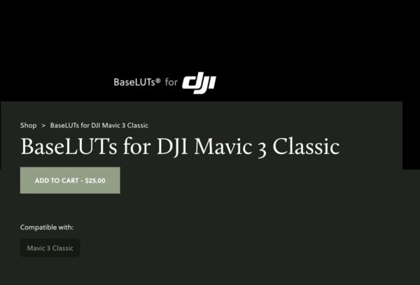 Gamut - BaseLUTs 2.0 - DJI Mavic 3 Classic (cube) G92C30