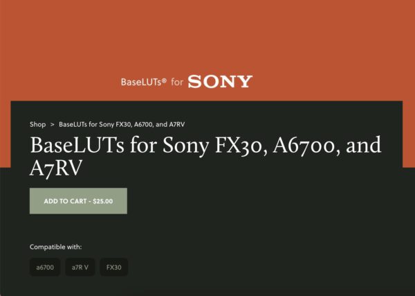Gamut - BaseLUTs 2.0 - Sony FX30 - A6700 and A7RV (cube) A92B22
