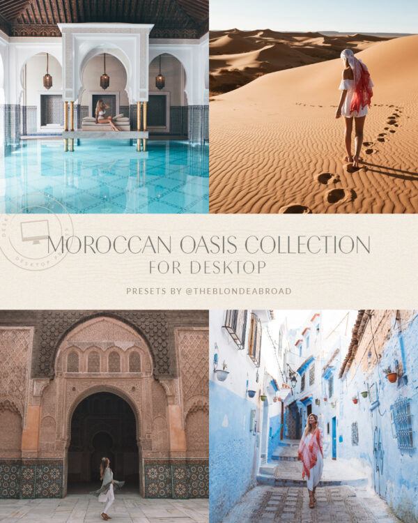 A Blonde Abroad Travel Pack - Morocco – Bộ sưu tập Preset dành cho ảnh chụp du lịch (lr) A97X12