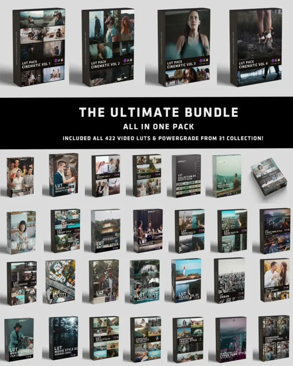 ColorWheelStore - Ultimate Bundle — Bộ sưu tập LUTs tuyệt đỉnh của ColorWheelStore (cube) A104Z20