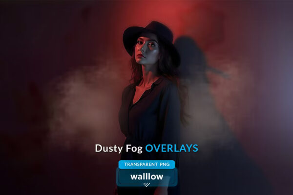 Dusty Fog Transparent PNG Photo Overlays — Bộ sưu tập Overlays hiệu ứng bụi sương mù độ phân giải cao (png) P102N36