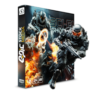 Epic Stock Media - Sci-fi Shooter — Bộ hiệu ứng âm thanh sản xuất phim và thể loại game (wav) X100X68