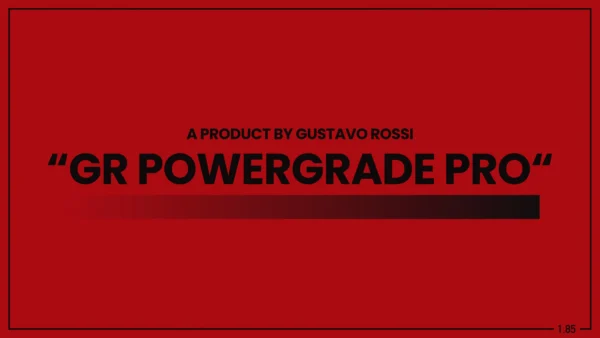 GR PowerGrade Pro — Gói GR Film Luts + Powergrade Phim Thực Tế Độc Đáo (cube, drx) L104C66