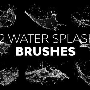 Water Splash Brushes — Bộ sưu tập Brush nước cực đẹp cho Photoshop (abr) C102Y30