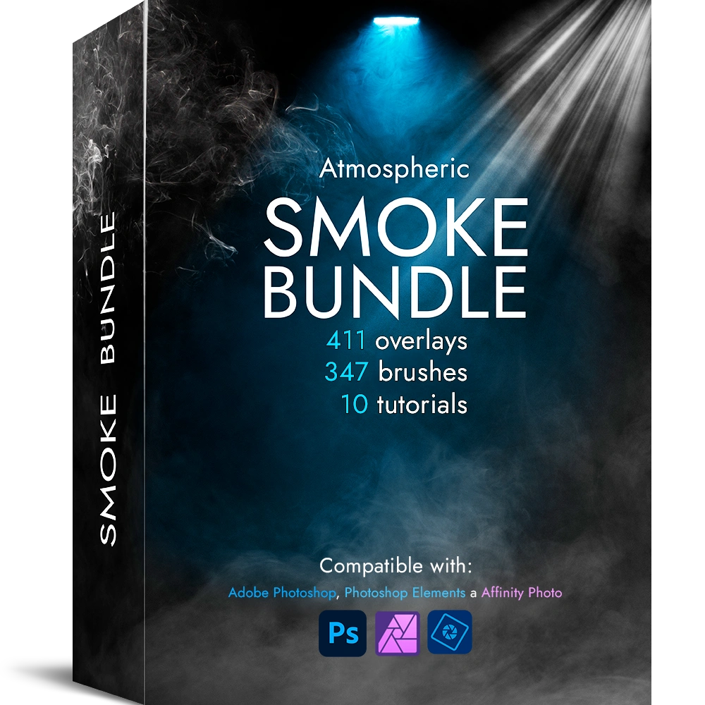 Atmospheric Smoke Overlay & Brushes Bundle — Gói Atmospheric Smoke Lớp Phủ Khói Sương Mù và Các Hiệu Ứng Đặc Biệt Khác (abr, atn, jpg) L106Z41
