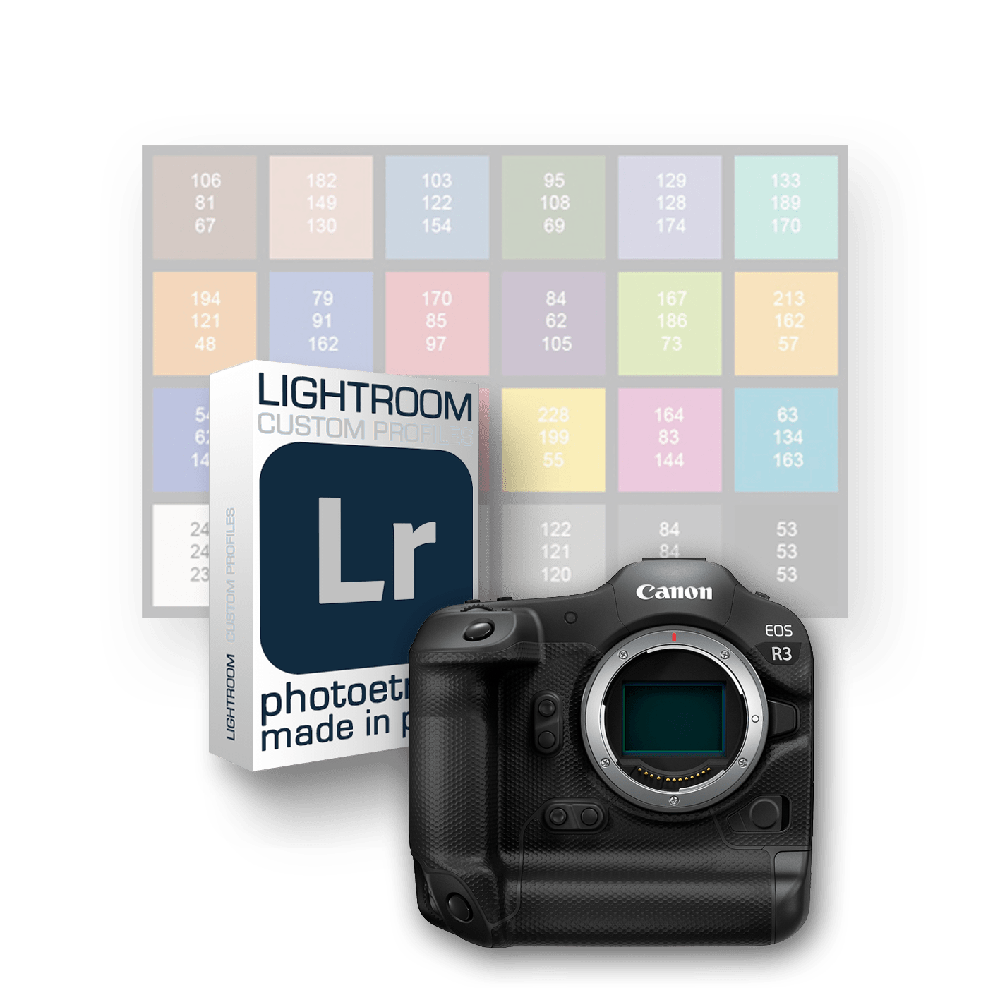 Color Fidelity - Canon R3 (xmp/acr, dcp) L106X89