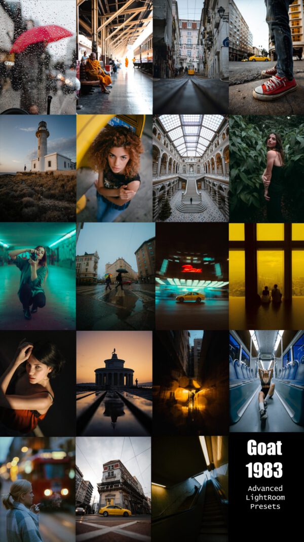Filtergrade - GOAT 1983 – Urban Cinematic Presets — Bộ sưu tập Preset mang sắc màu của điện ảnh hiện đại (xmp/acr) X105Z97