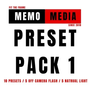 Memo Media Preset Pack 1 — Bộ sưu tập Preset mang màu sắc độc đáo và ấn tượng (xmp/acr) L105X43