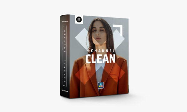 MotionVFX - mChannel Clean - DaVinci Resolve — Gói đồ họa Clean Design Channel dành cho DaVinci Resolve (drfx) L106X55