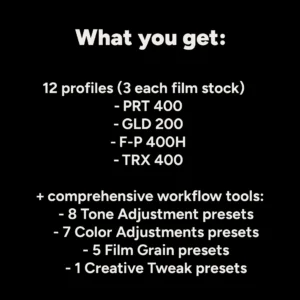 lumenaryvision analog vision studio presets bo presets profile mo phong phim chuyen nghiep cho lightroom photoshop 2025 12