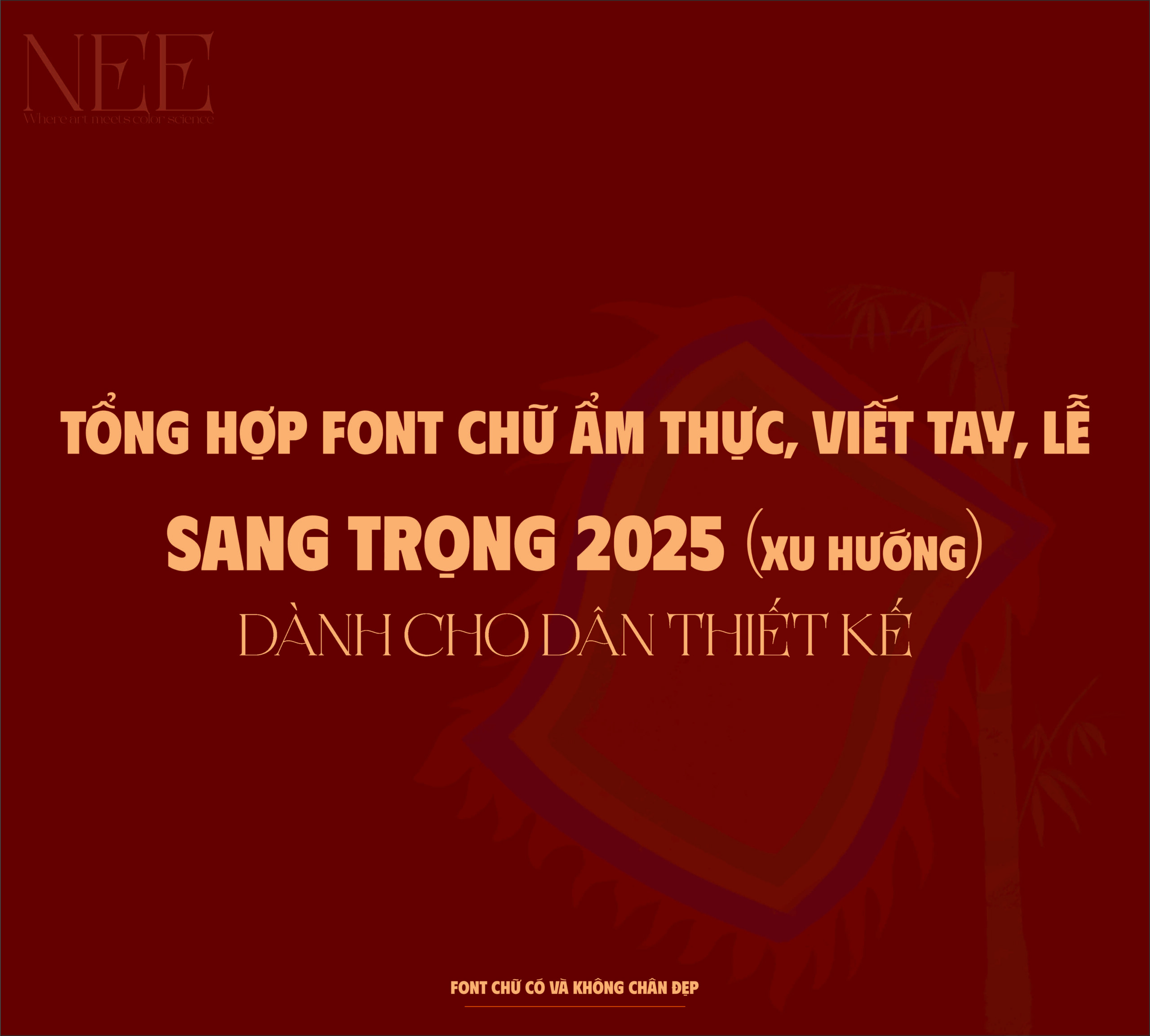 Tổng hợp font chữ Ẩm Thực - Viết Tay - Lễ sang trọng 2025 dành cho dân thiết kế (xu hướng) A107X31