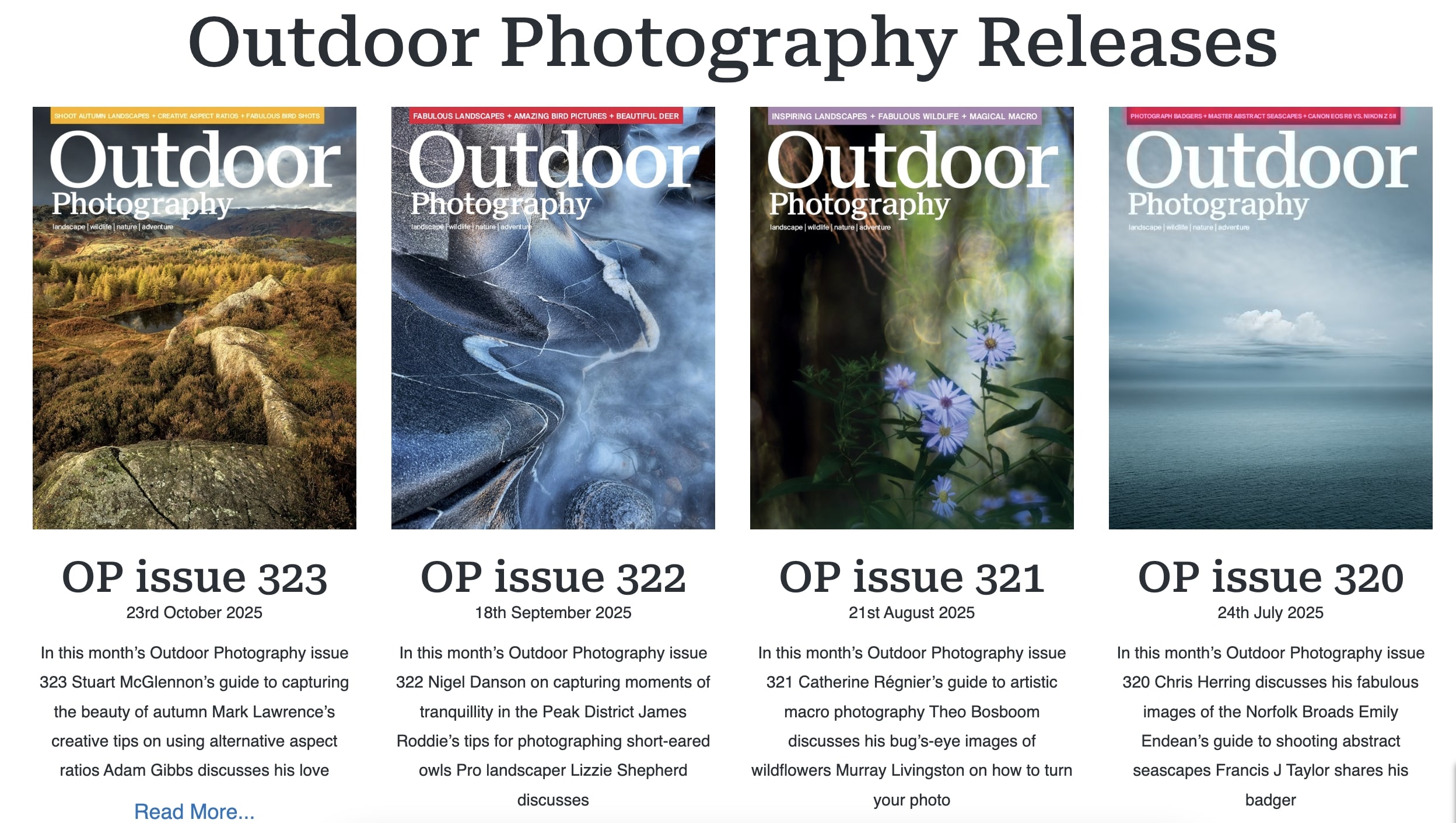 Bộ sưu tập tạp chí nhiếp ảnh Outdoor ấn tượng (pdf) T111V56