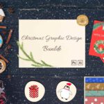 Eldamar Studio - Christmas Graphic Design Bundle — Bộ Thiết kế Đồ họa Giáng sinh 2025 đầy đủ Y111T34